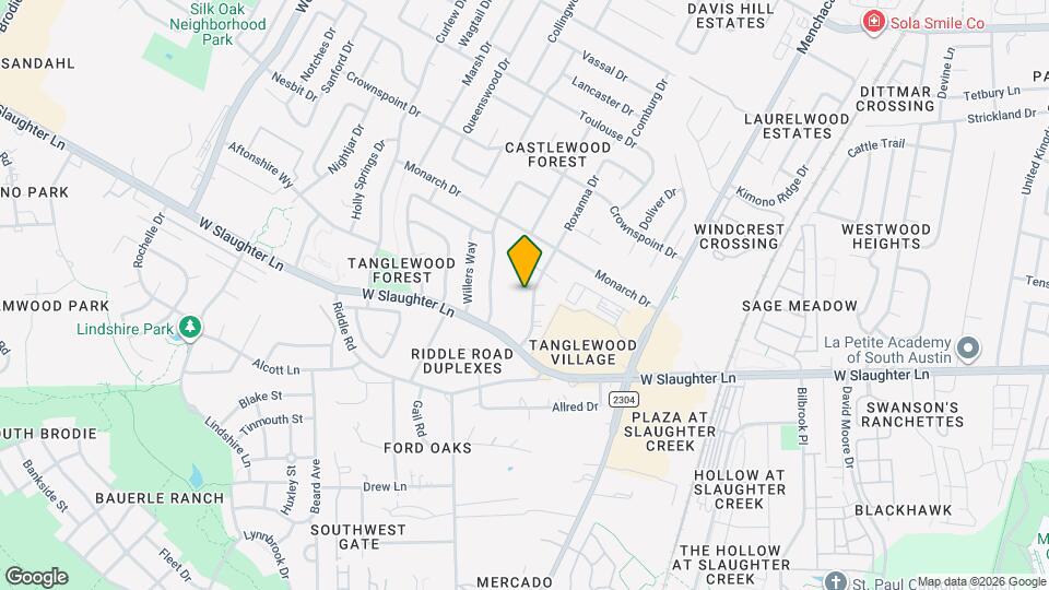 2303 Cedrick Cove Map and Location Details