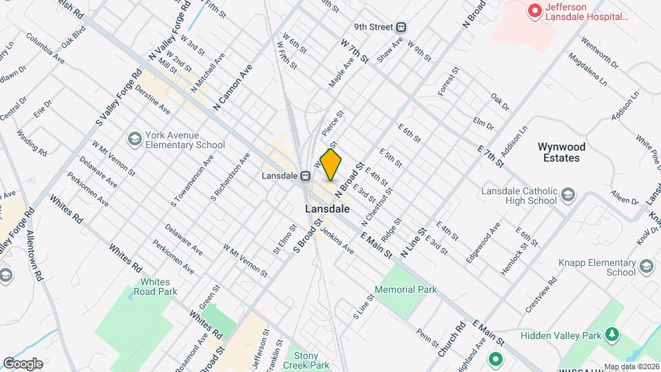 15 W 2nd St Mapa y Detalles de la Ubicación