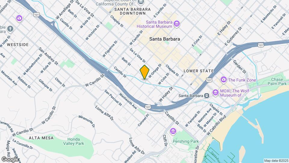 306 W Ortega St Map and Location Details