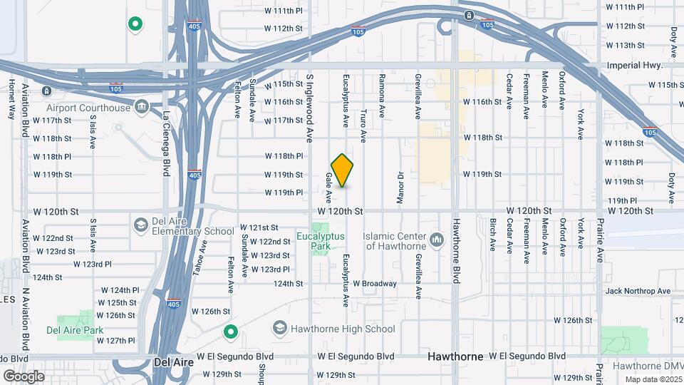 11953 Eucalyptus Ave Mapa y Detalles de la Ubicación