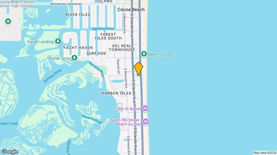 550 S Atlantic Ave Map and Location Details