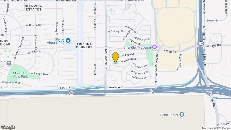 3950 W Saragosa St Map and Location Details