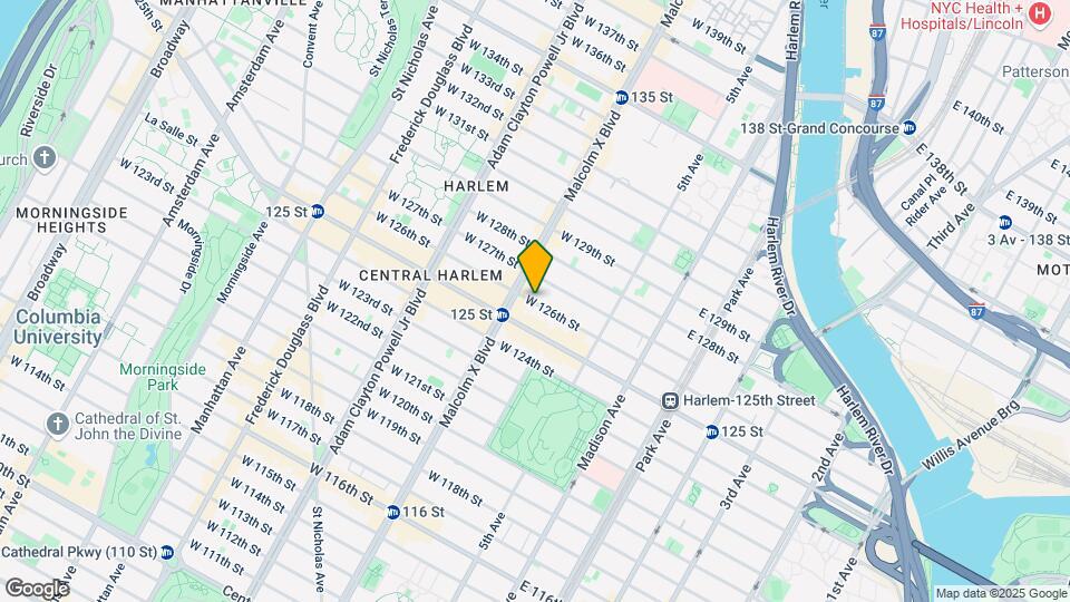69 W 126th St Map and Location Details
