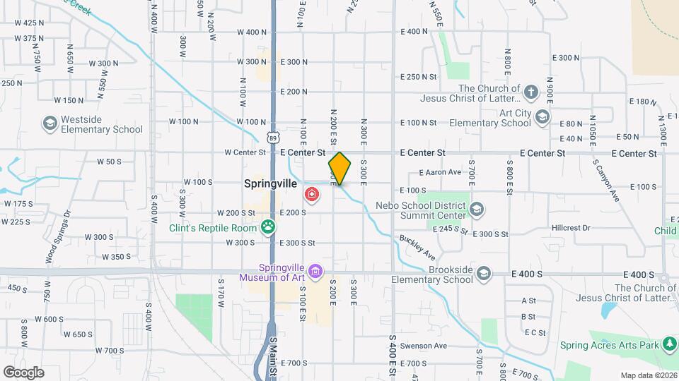 115 S 200 E Map and Location Details