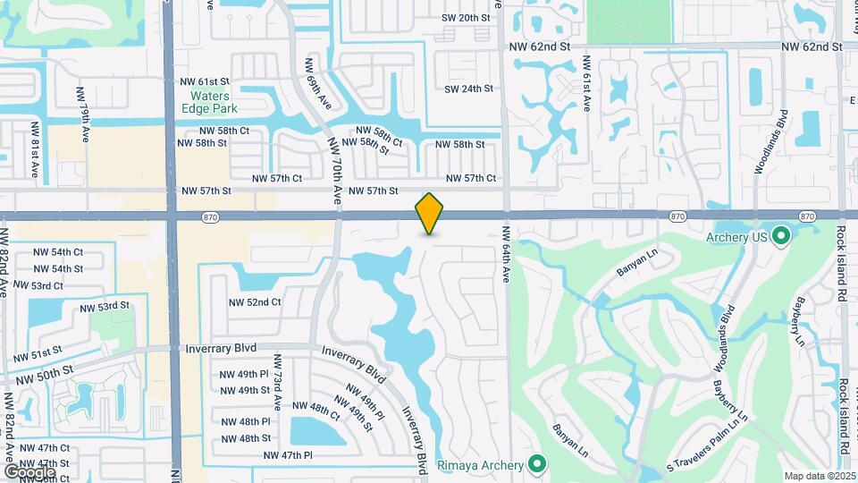 6525 NW 54th Ct Map and Location Details