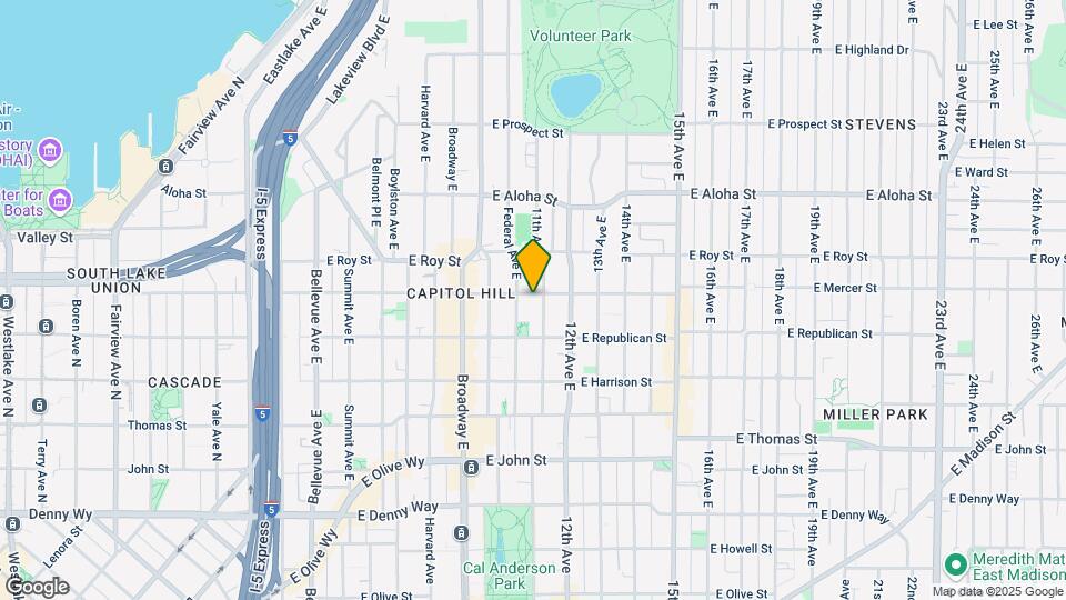 1061 E Mercer St Map and Location Details