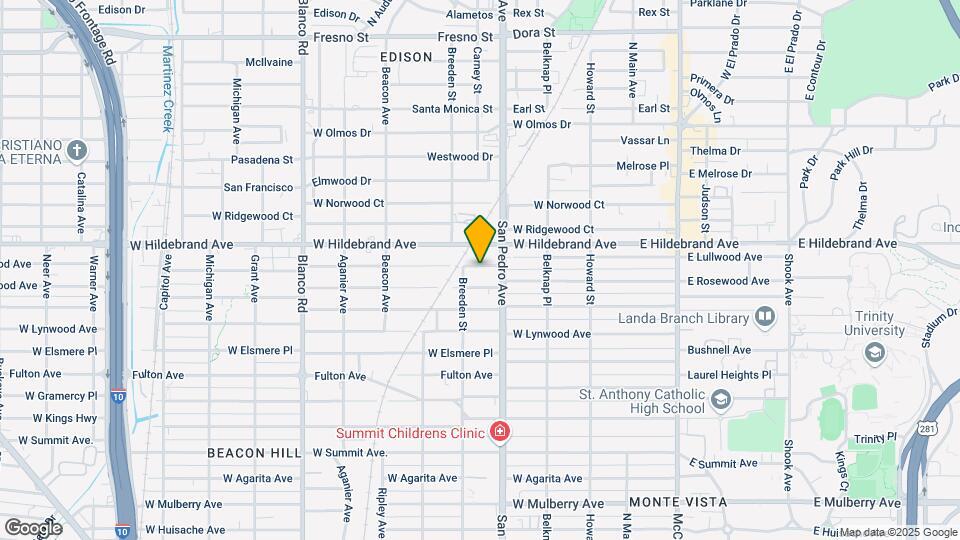 420 W Lullwood Ave Map and Location Details