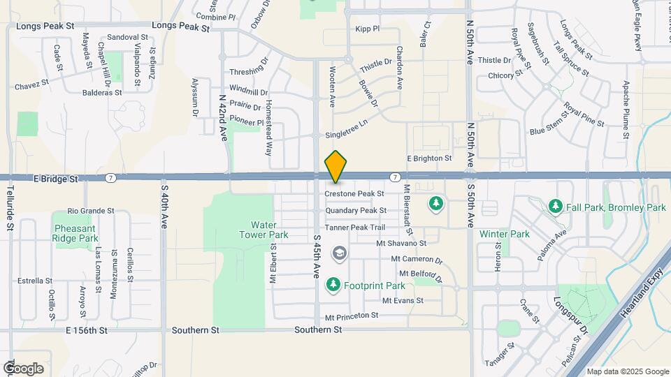 4543 Crestone Peak St Mapa y Detalles de la Ubicación