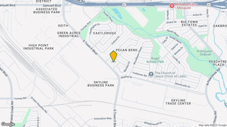 1308 Choctaw Dr Map and Location Details