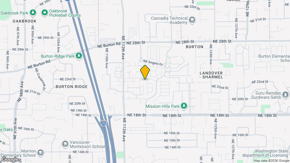 2234 NE 115th Ct Map and Location Details