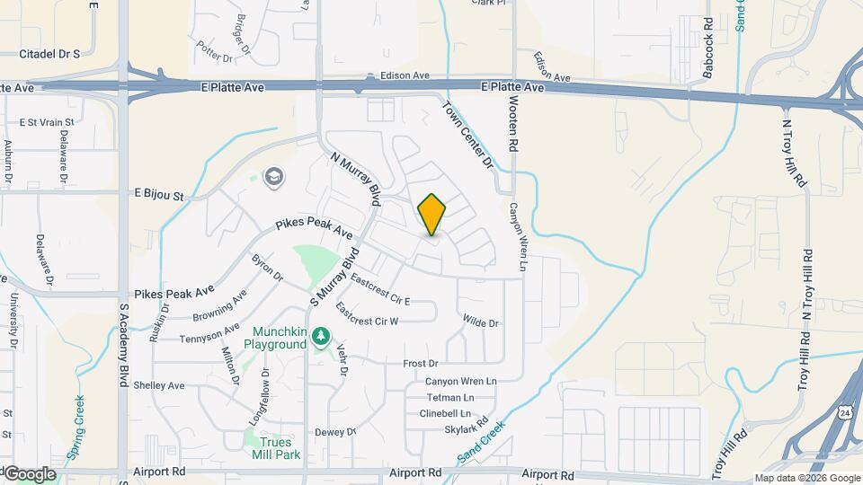 4490 E Pikes Peak Ave Map and Location Details