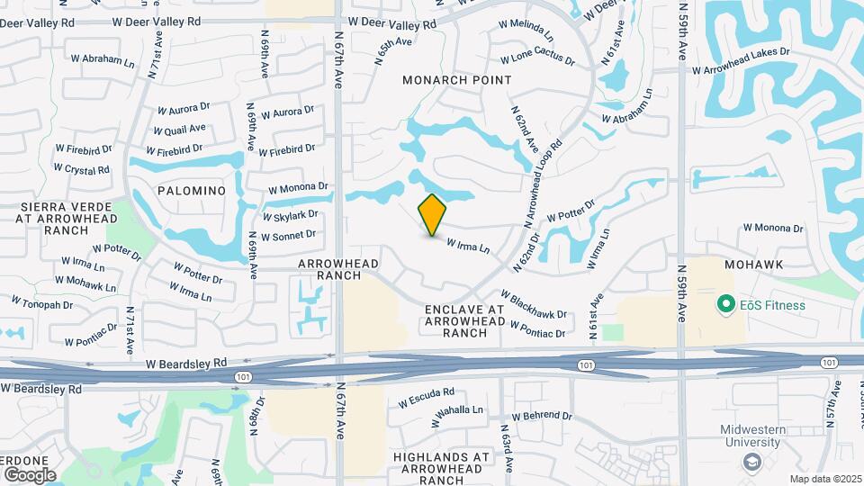 6373 W Irma Ln Mapa y Detalles de la Ubicación