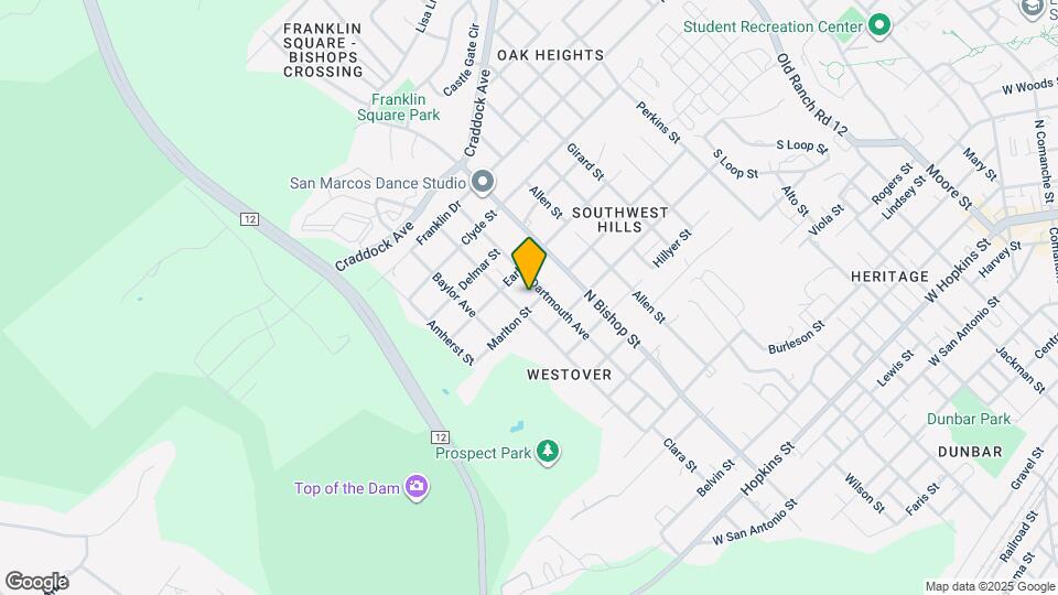 1318 Marlton St Mapa y Detalles de la Ubicación