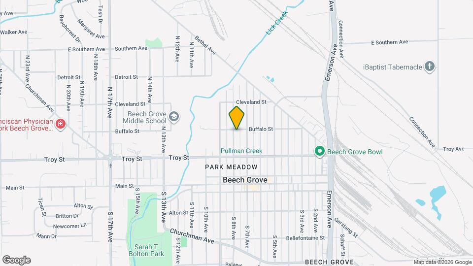 193 N 8th Ave Map and Location Details