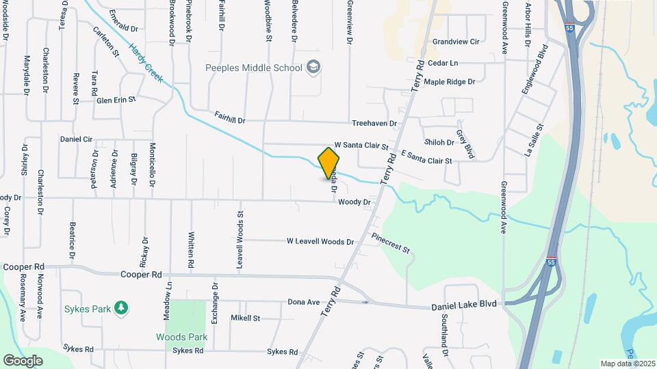 3159 Alameda Dr Map and Location Details