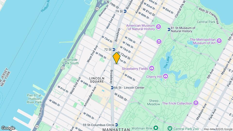 146 W 70th St Map and Location Details