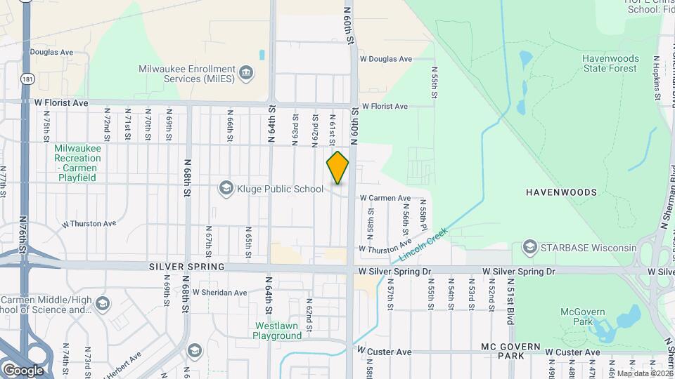 6026 W Carmen Ave Map and Location Details