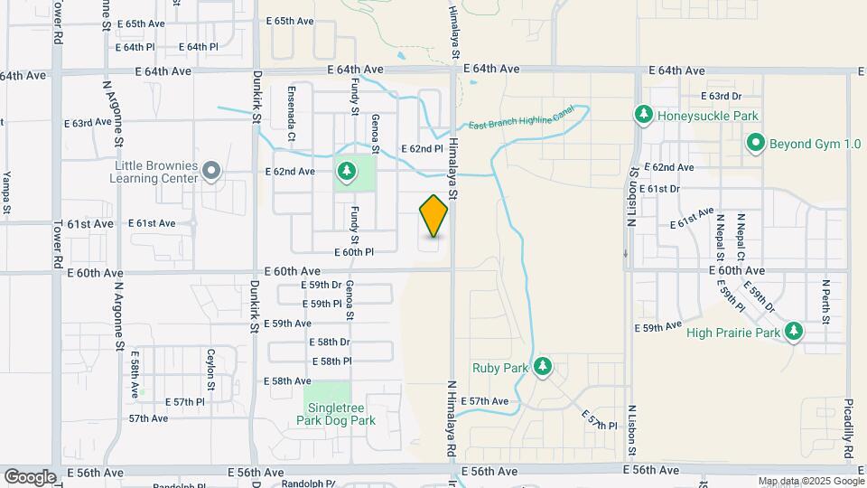 6037 N Halifax Ct Map and Location Details