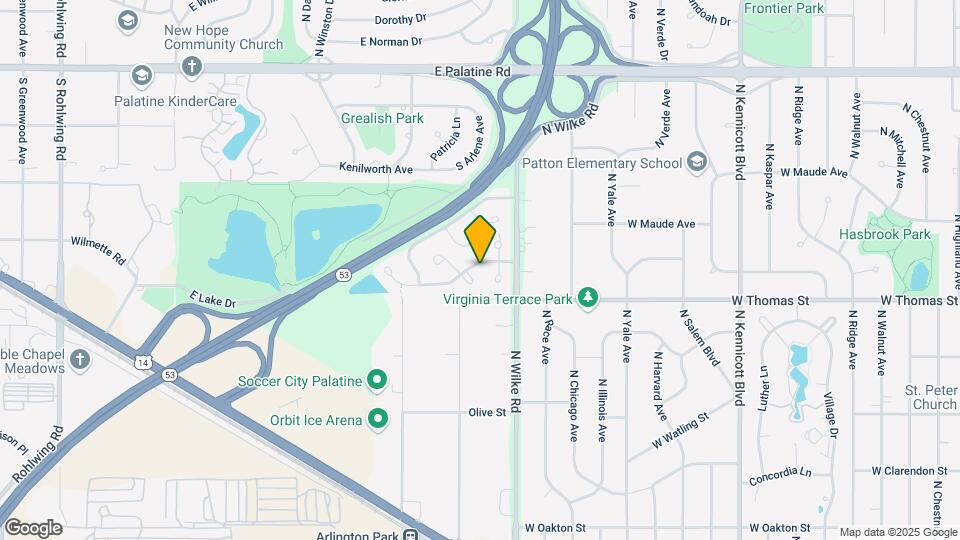 1561 E Baronet Ln Mapa y Detalles de la Ubicación