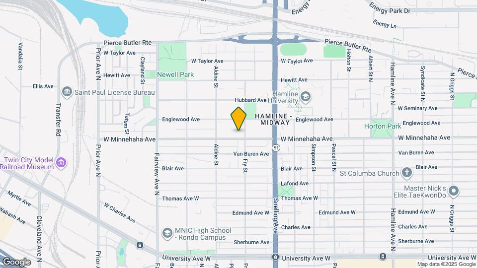 1651 Minnehaha Ave W Map and Location Details