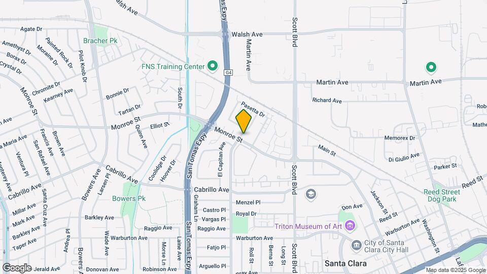 2207 Los Padres Blvd Map and Location Details