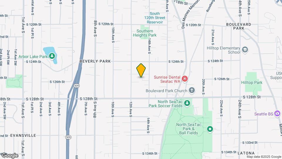 12527 14th Ave S Map and Location Details