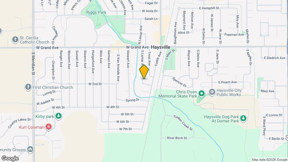 318 S Lamar Ave Map and Location Details