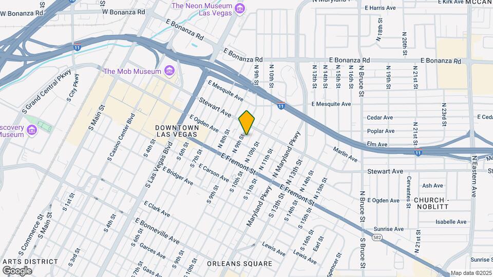 208 N 9th St Mapa y Detalles de la Ubicación