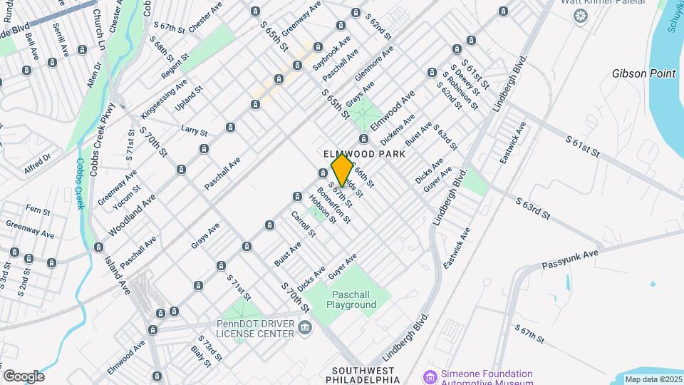 2551 S 67th St Map and Location Details