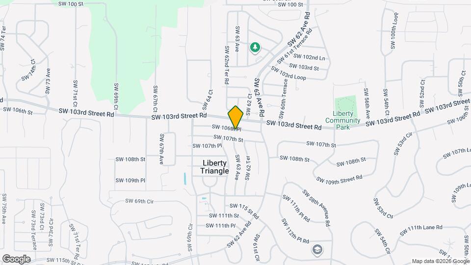 6322 SW 106th Pl Map and Location Details