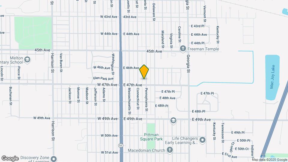 4668 Pennsylvania St Map and Location Details