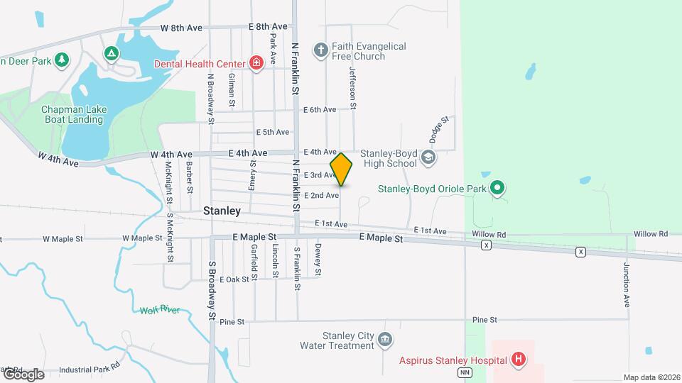 216 Dahl St Map and Location Details