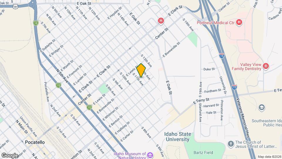 322 S 11th Ave Map and Location Details