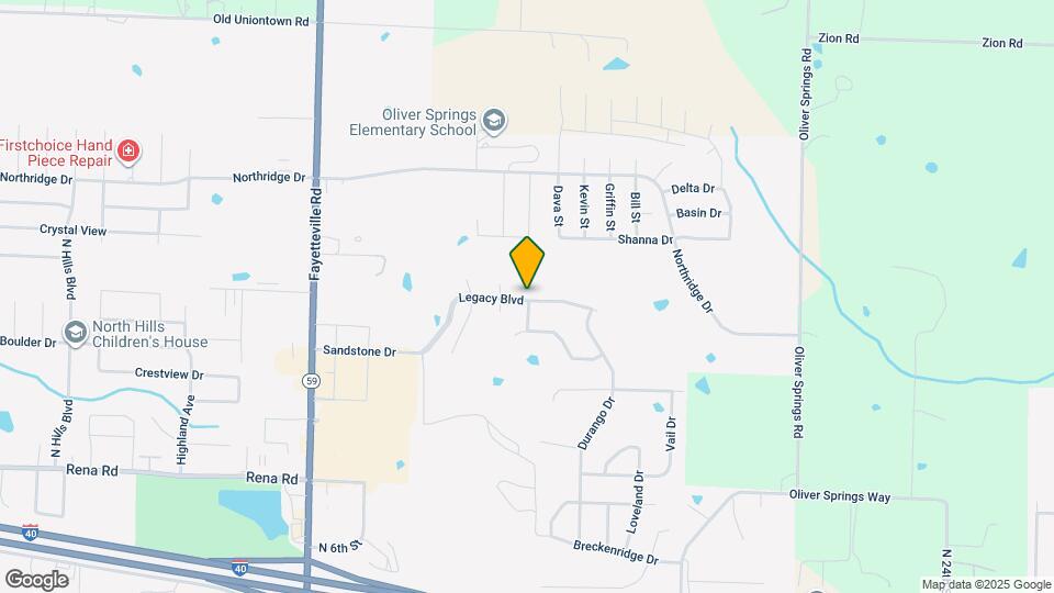 615 Legacy Blvd Map and Location Details