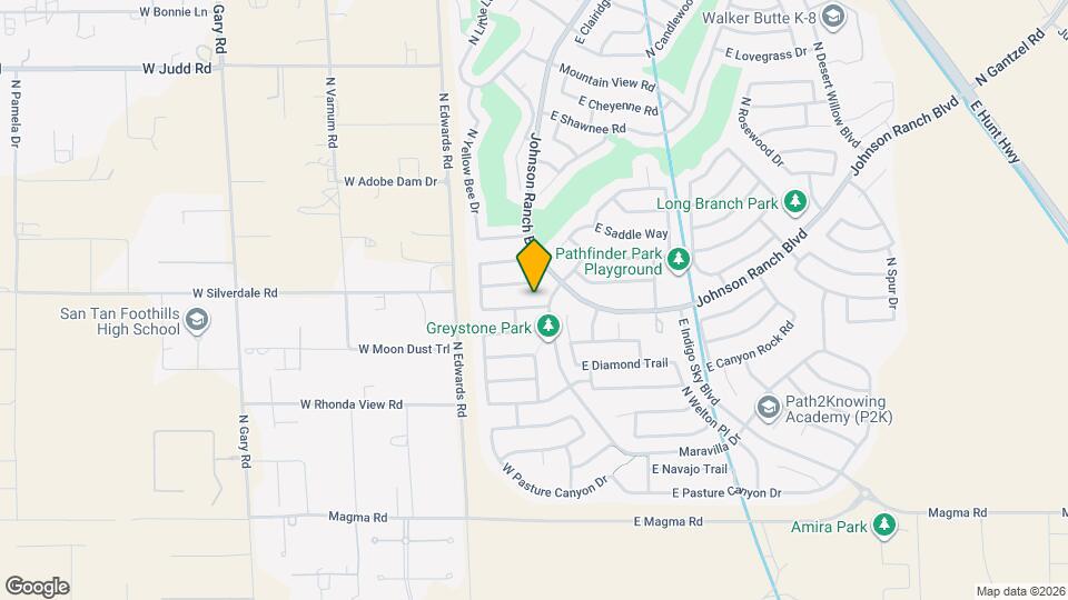 18 W Desert Vista Trail Map and Location Details