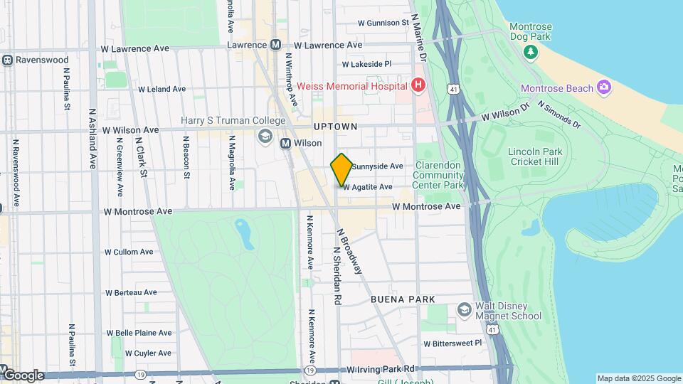 4423 N Sheridan Rd Mapa y Detalles de la Ubicación