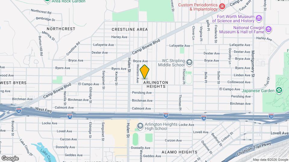 2312 Carleton Ave Map and Location Details