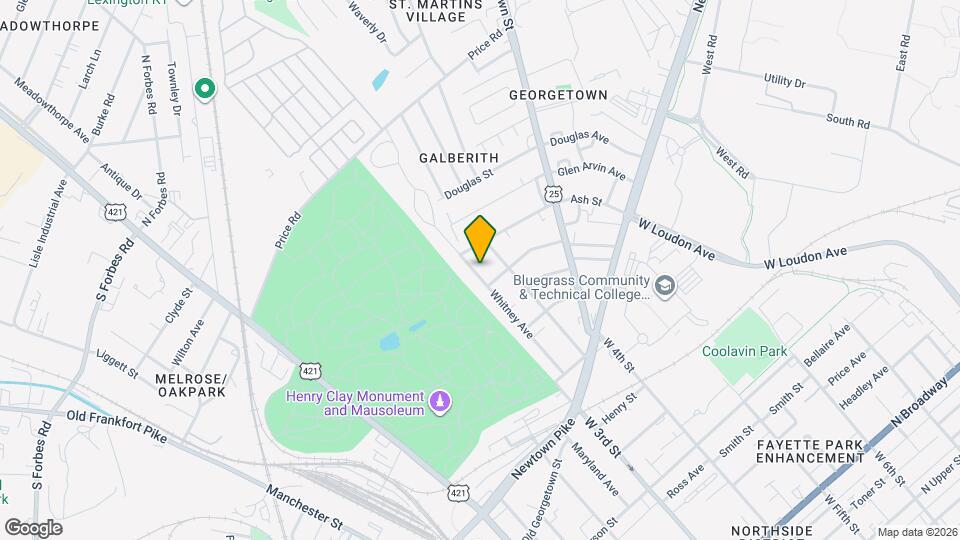 915 Whitney Ave Map and Location Details