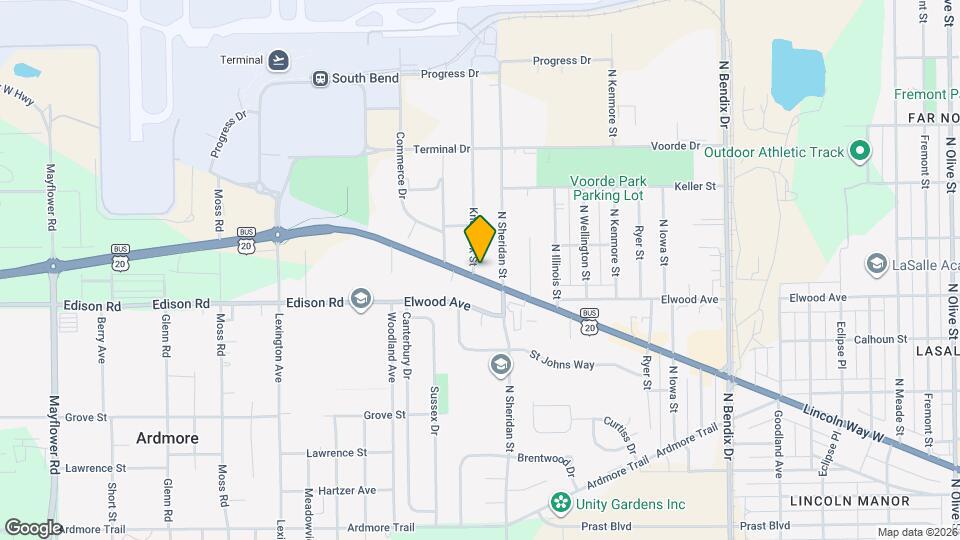 3929 Lincoln Way W Map and Location Details