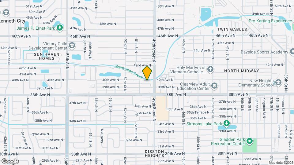4936 40th Ave N Map and Location Details