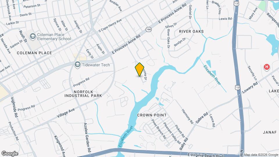 1323 W Norcova Dr Map and Location Details