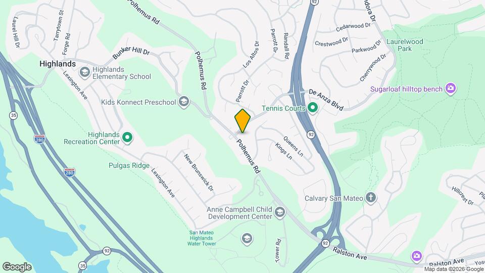 2169 De Anza Blvd Map and Location Details