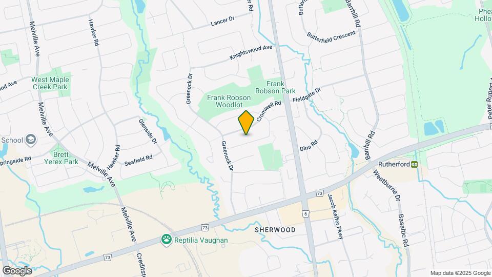 104 Pentland Crescent Map and Location Details