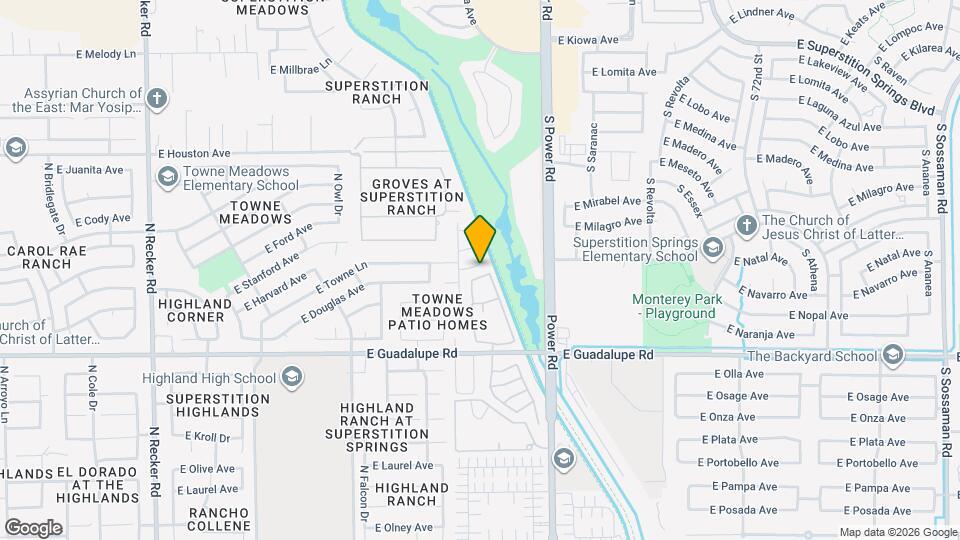 4645 E Towne Ln Map and Location Details