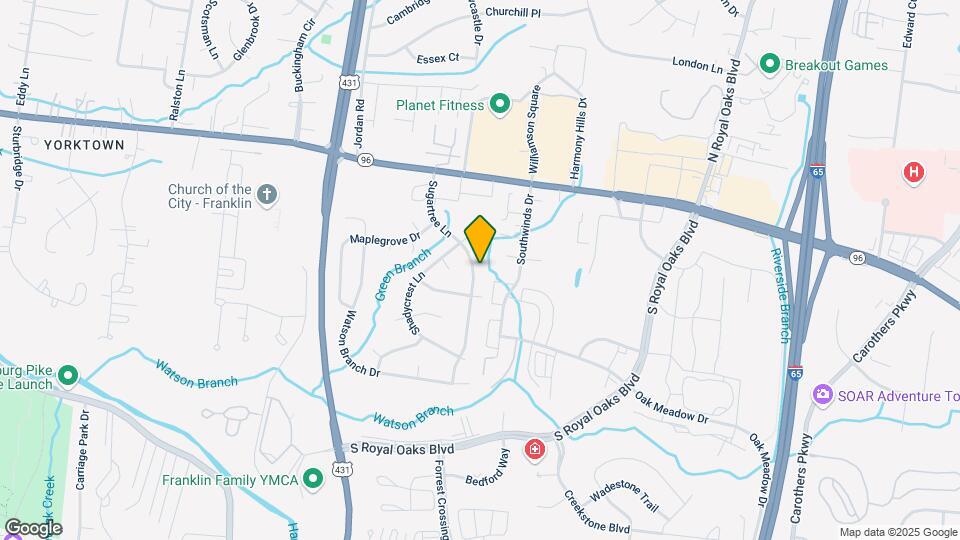 521 Sugartree Ln Map and Location Details