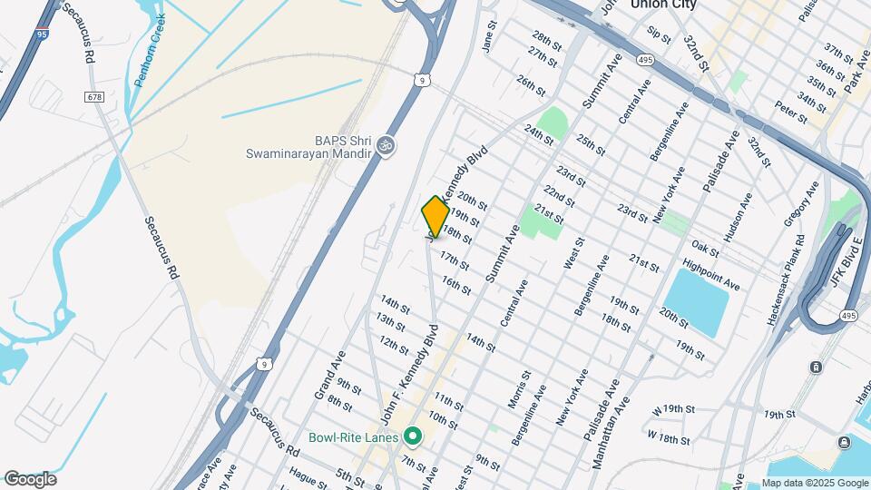 1700 John F. Kennedy Blvd Map and Location Details