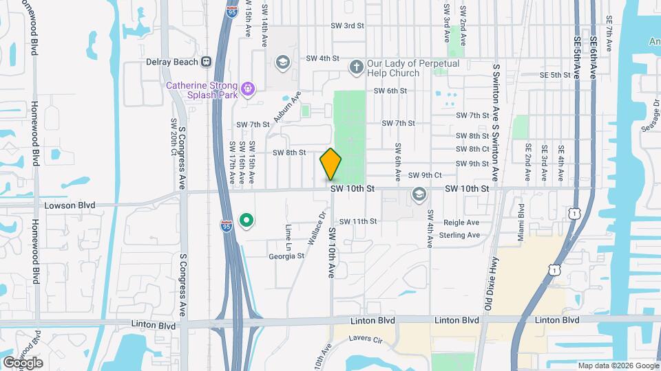 929 SW 10th Ave Map and Location Details
