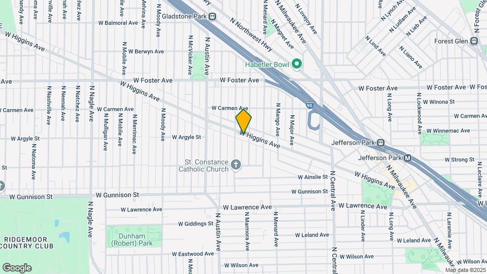 5841 W Higgins Ave, Unit 1 Map and Location Details