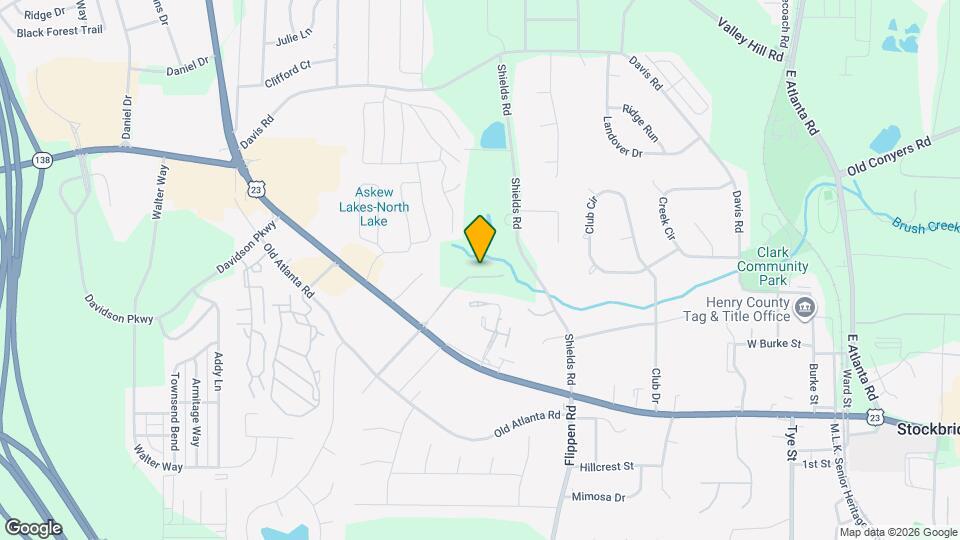 185 Brush Creek Ct Map and Location Details