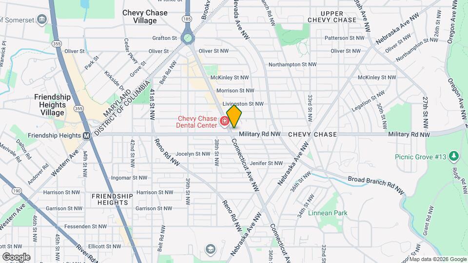 The Mason at Chevy Chase Map and Location Details